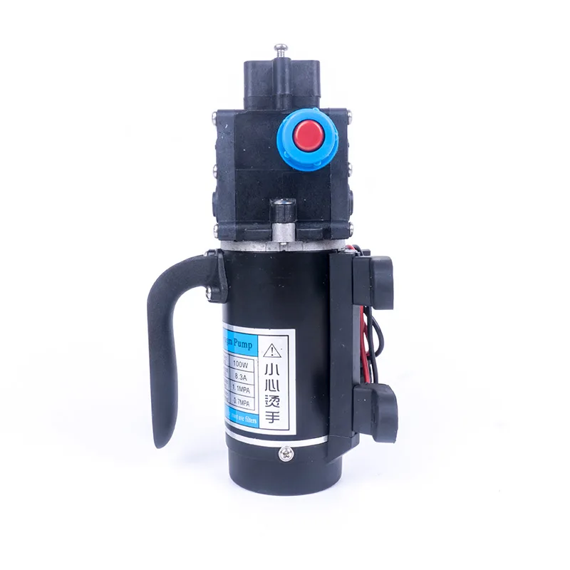 DC 12V 100W 1.1MPA 130PSI 8л/мин водяной насос высокого давления электрический мембранный самовсасывающий насос для мытья автомобиля