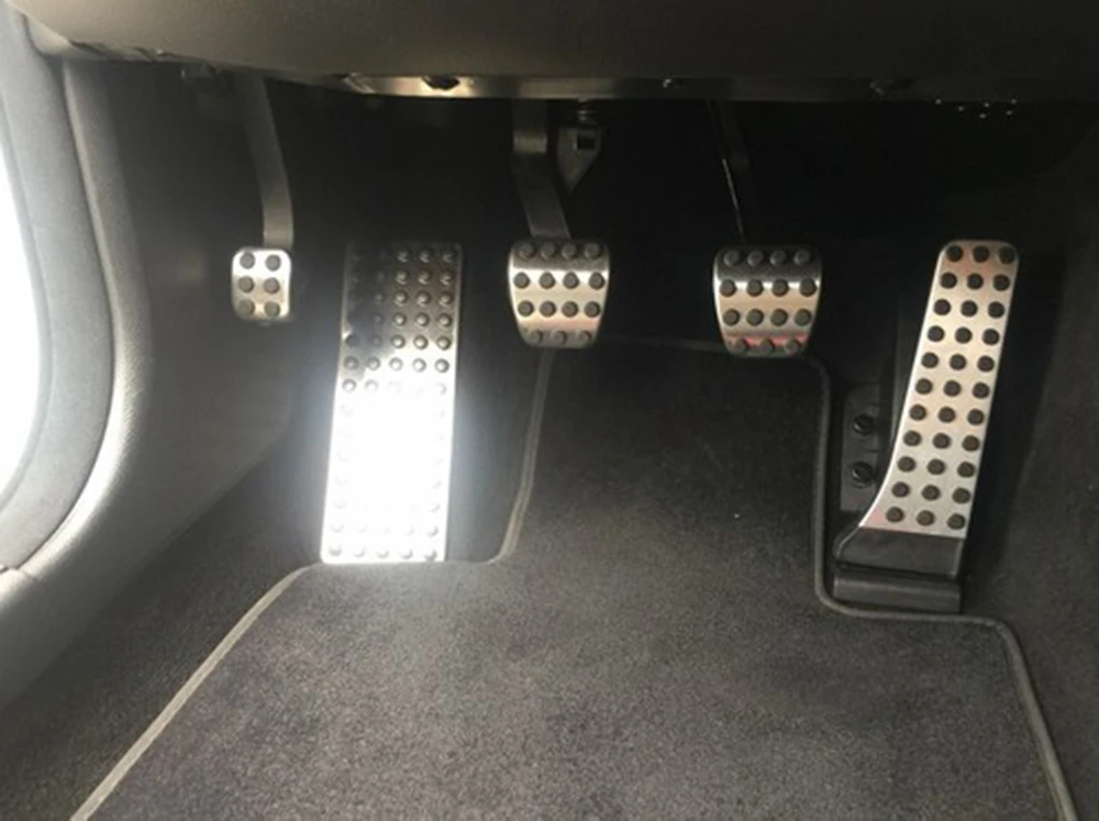 Ножная педаль из нержавеющей стали без дрели для автомобильного топливного