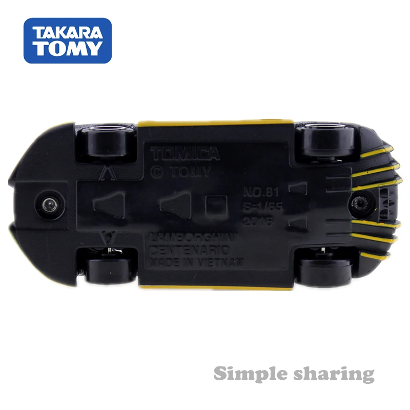 Takara Tomy Tomica No. 81Lamborghini Centenario LP 770-4 спортивный автомобиль 1/65 литой под давлением