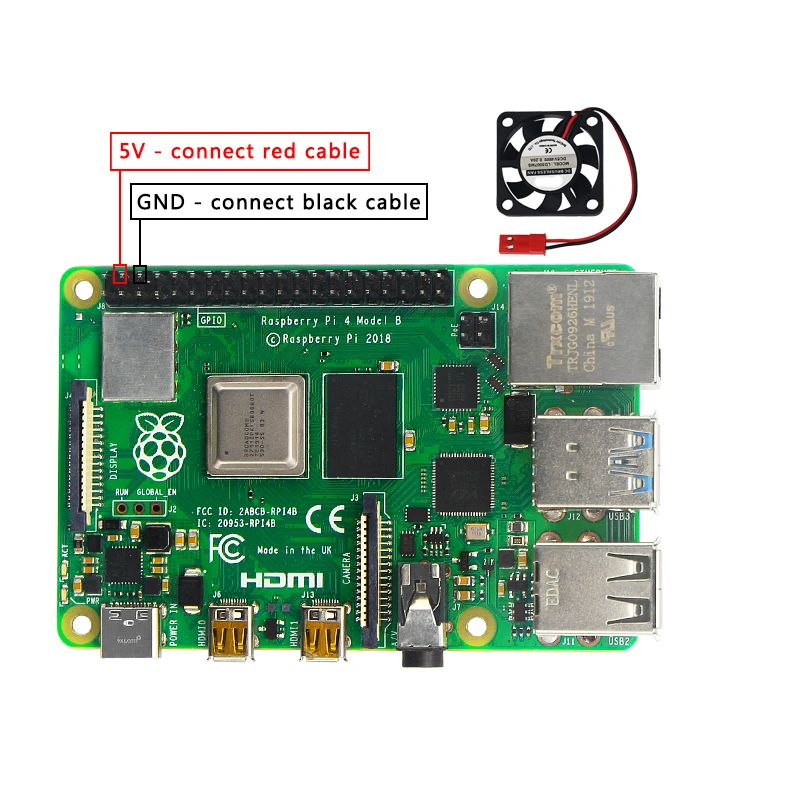 Новый Raspberry Pi 4 модели B 2 8 Гб Оперативная память + 7 дюймов сенсорный экран Экран
