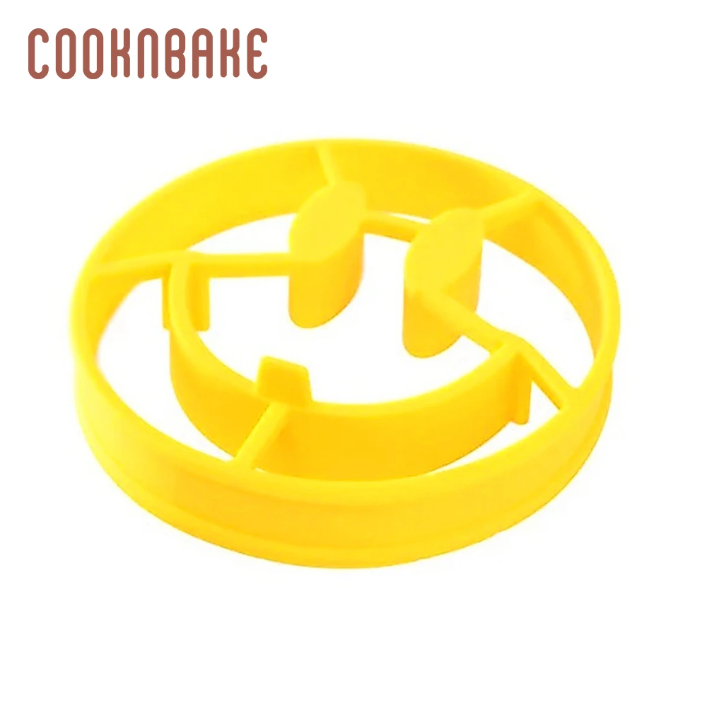 COOKNBAKE owl Silicone Egg mold smile face Pancake Maker Nonstick Cooking Tool Cheese ring breakfast pastry DIY cook | Дом и сад