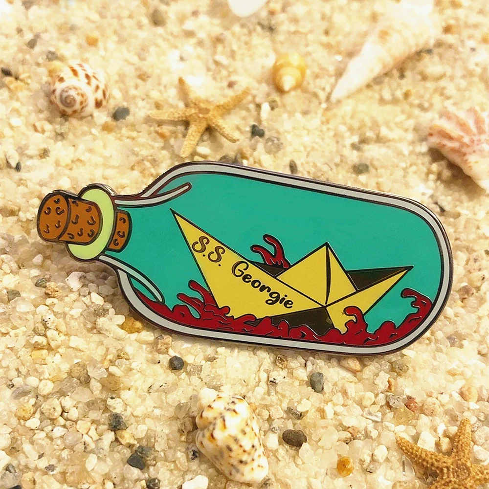 Стивена Кинга его твердым эмалиевым покрытием Pin вы будете плавать слишком