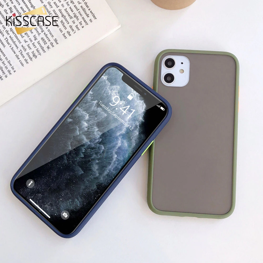KISSCASE 2 в 1 защитный чехол для телефона iPhone 11 Pro Max TPU Ультратонкий s 6 7 8 XS MAX X XR Coque |