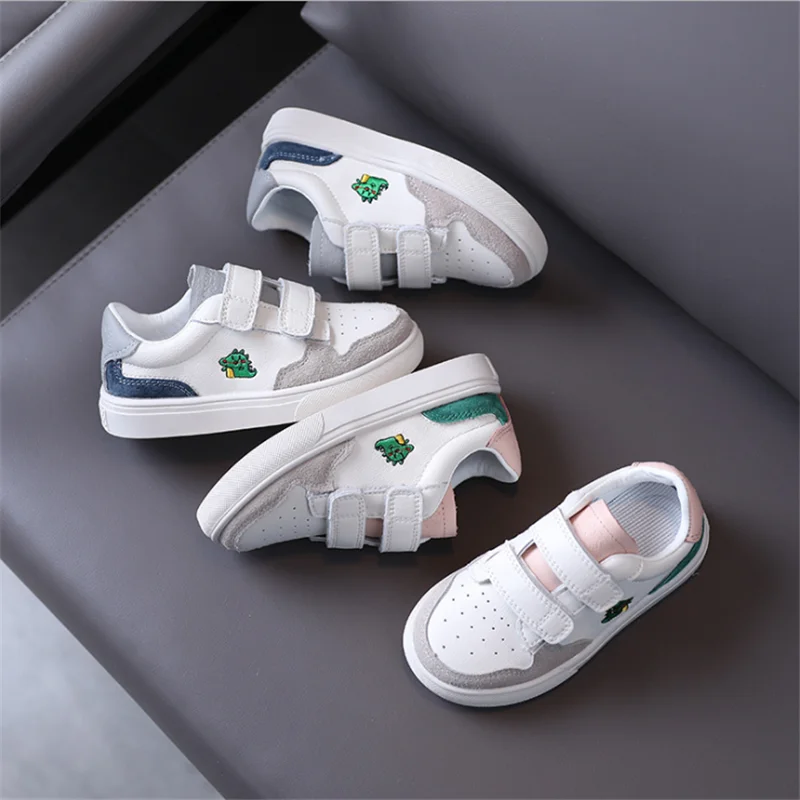 

2021 spring new children's board shoes pink and gray single shoes student running sports casual shoes 26-36 size boys and girls