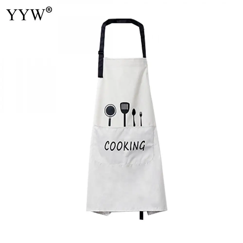 

Kitchen Apron For Hairdresser Aprons For Woman Cooking Apron Waterproof Chef Kitchen Home Restaurant Bib Aprons Dress Polyester