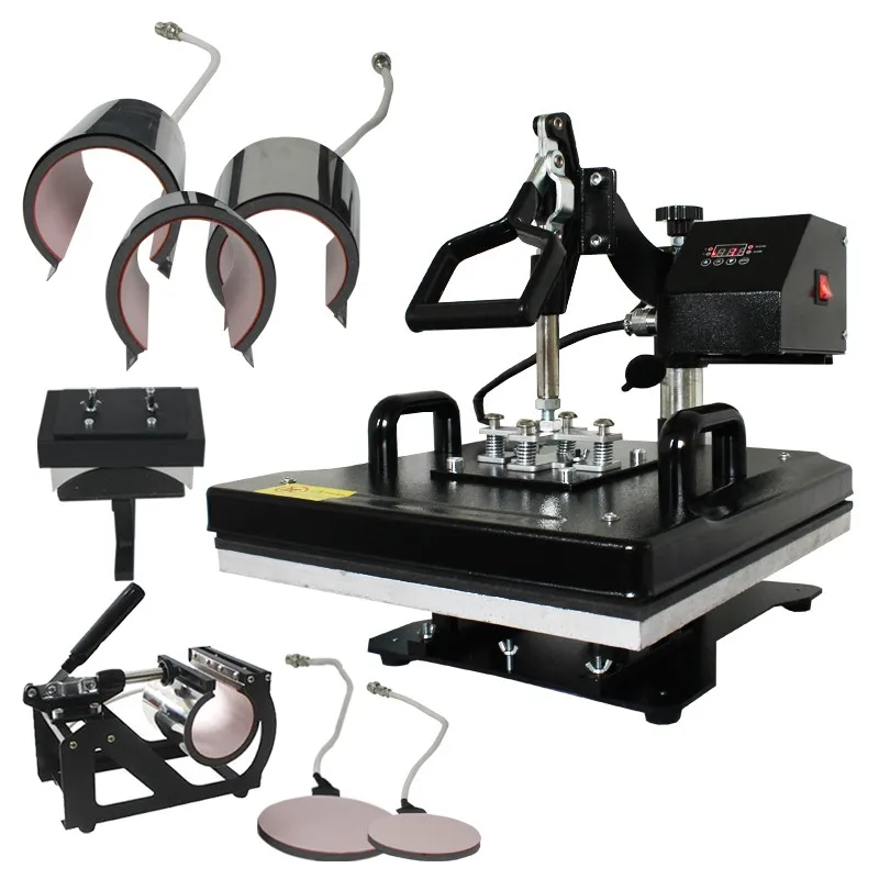 

29cmx38cm(11x15inch) 8 in1 digital multifunctional combo heat press transfer machine HP8IN1-3
