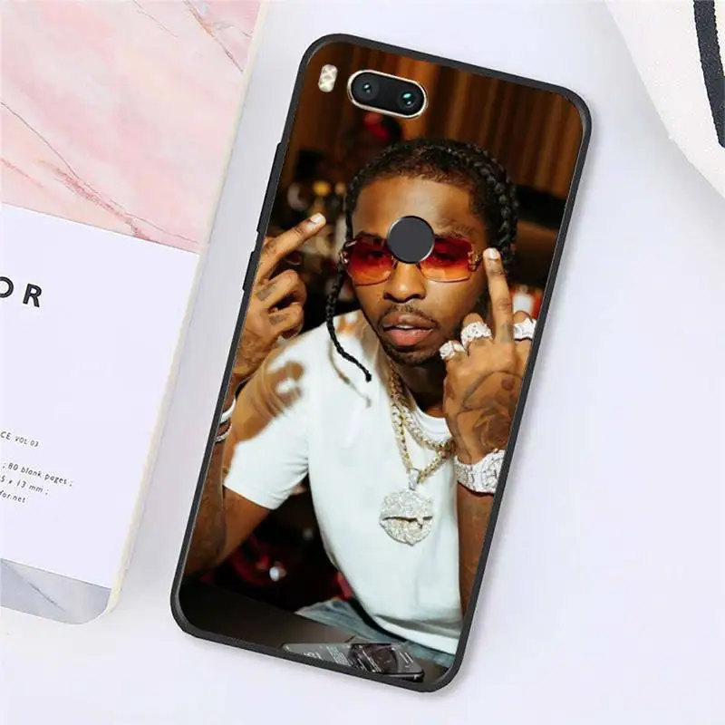 

Pop Smoke rapper Phone Case For Xiaomi Redmi note 7 8 9 t k30 max3 9 s 10 pro lite Luxury brand shell funda coque