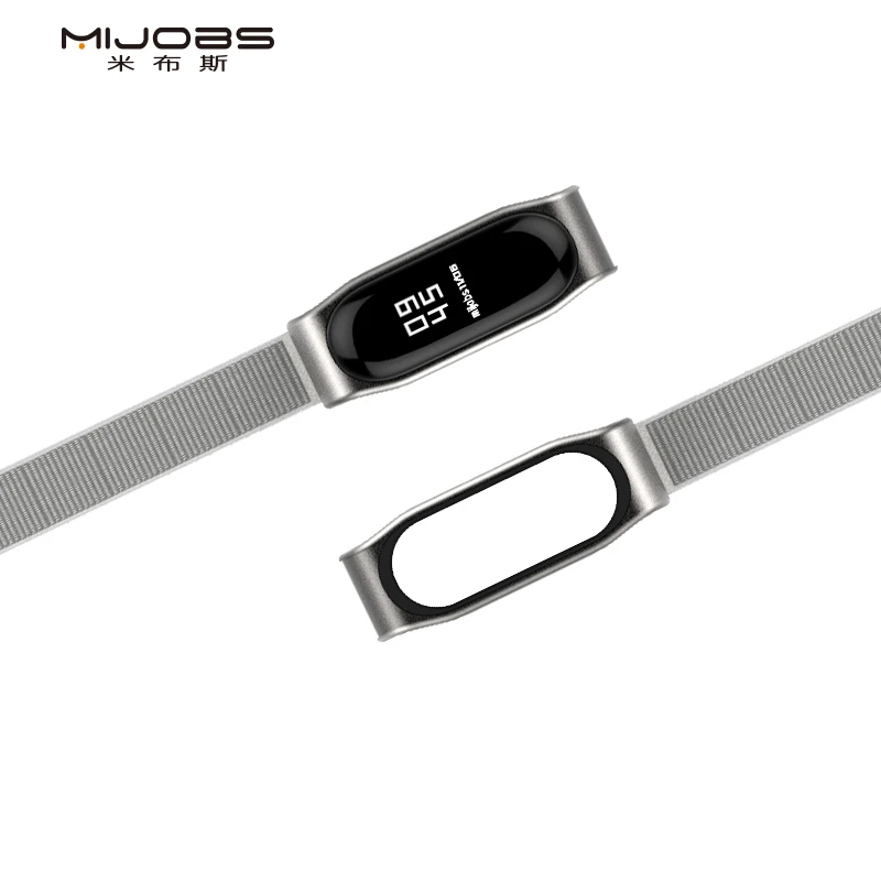 Mi jobs mi Band 4 3 Nyion Loopback ремень аксессуары для Xiaomi mi Band 3 умные наручные часы браслет для mi Band 4 3 ремешок для часов