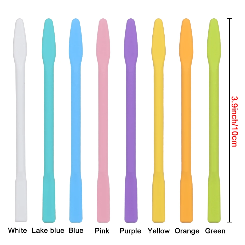 

1PC 10cm,16cm Silicone Stir Stick Color Modulation Adjusting Rod Epoxy Resin Jewelry Making DIY Colorful Cup Dispenser Tool
