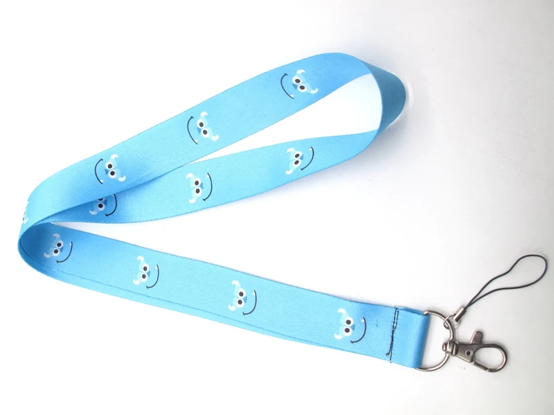 

New cartoon eye Neck Lanyard keychain Mobile Phone Strap ID Badge Holder Rope Key Chain Keyring