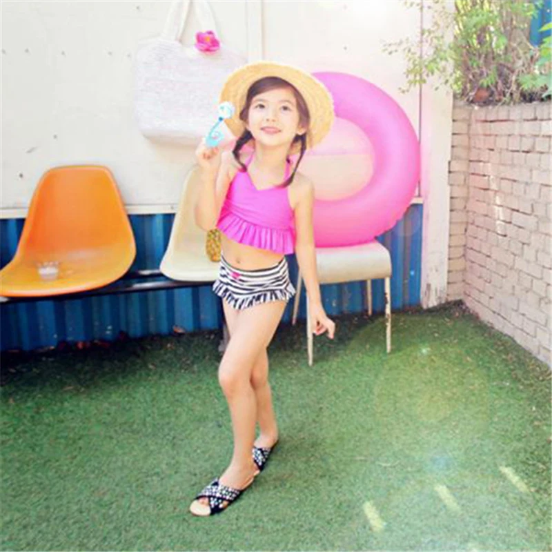 Новинка 2020 детское семейное бикини размером 4XL из трех предметов Swimwar для