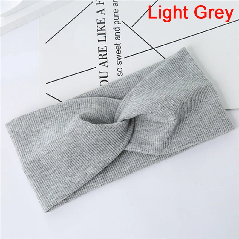 

Women Colorful Knitting Cross Knot Cotton Warm Headbands Hair Holder Elastic Hairbands Turban Headwraps Fashion Hair Accessories