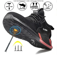 steel toe cap safety shoes new casual soft wear resistant puncture resistant safety protective work shoes indestructible shoes