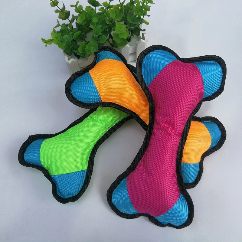 

Oxford Cloth Bone Shape Puppy Toy Protective Realistic Funny Puppy Chew Toy Bone Dog Toy Squeaker Pet Sound Toy Dorakitten