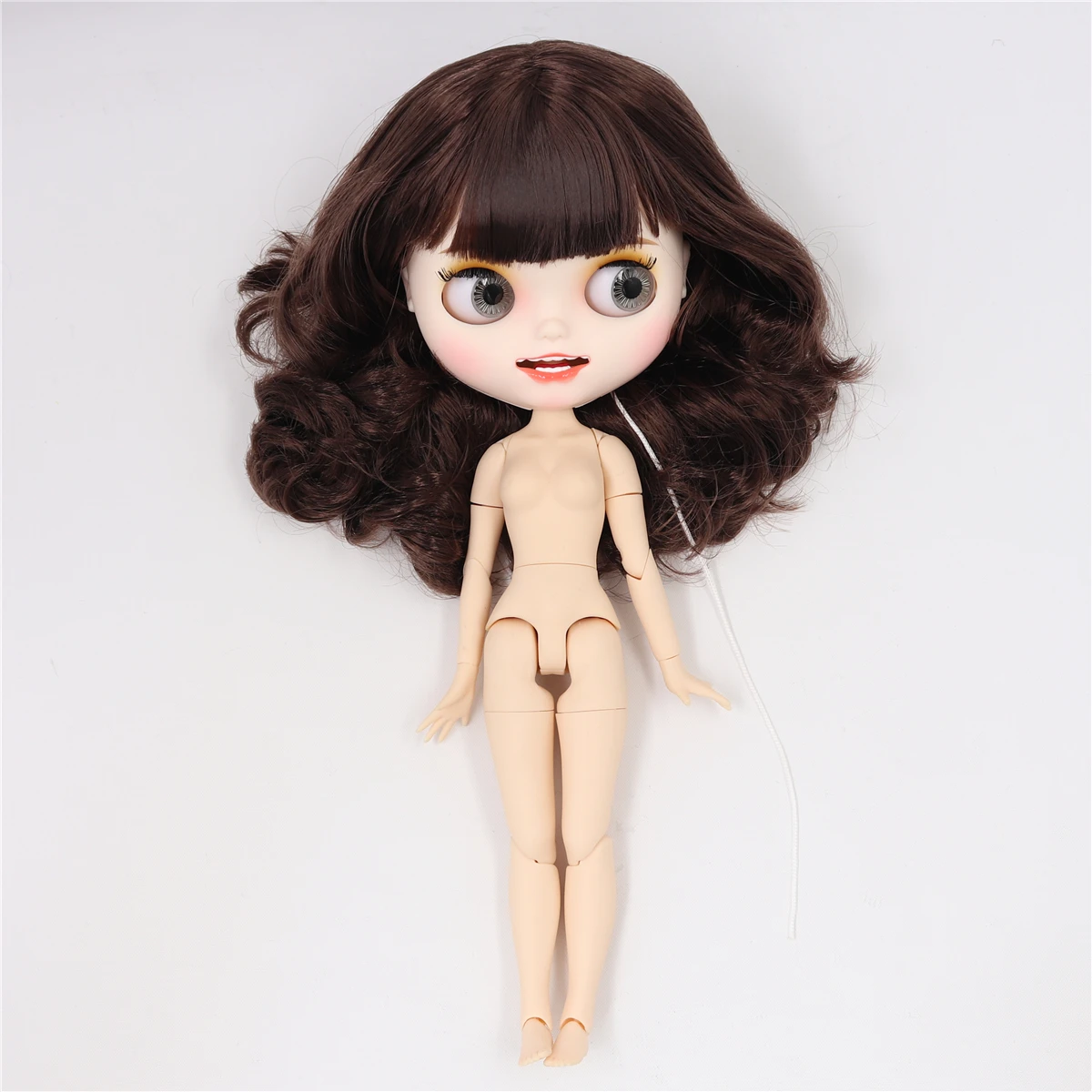 Ледяная кукла DBS Blyth белая кожная на заказ игрушка bjd матовое лицо коричневые