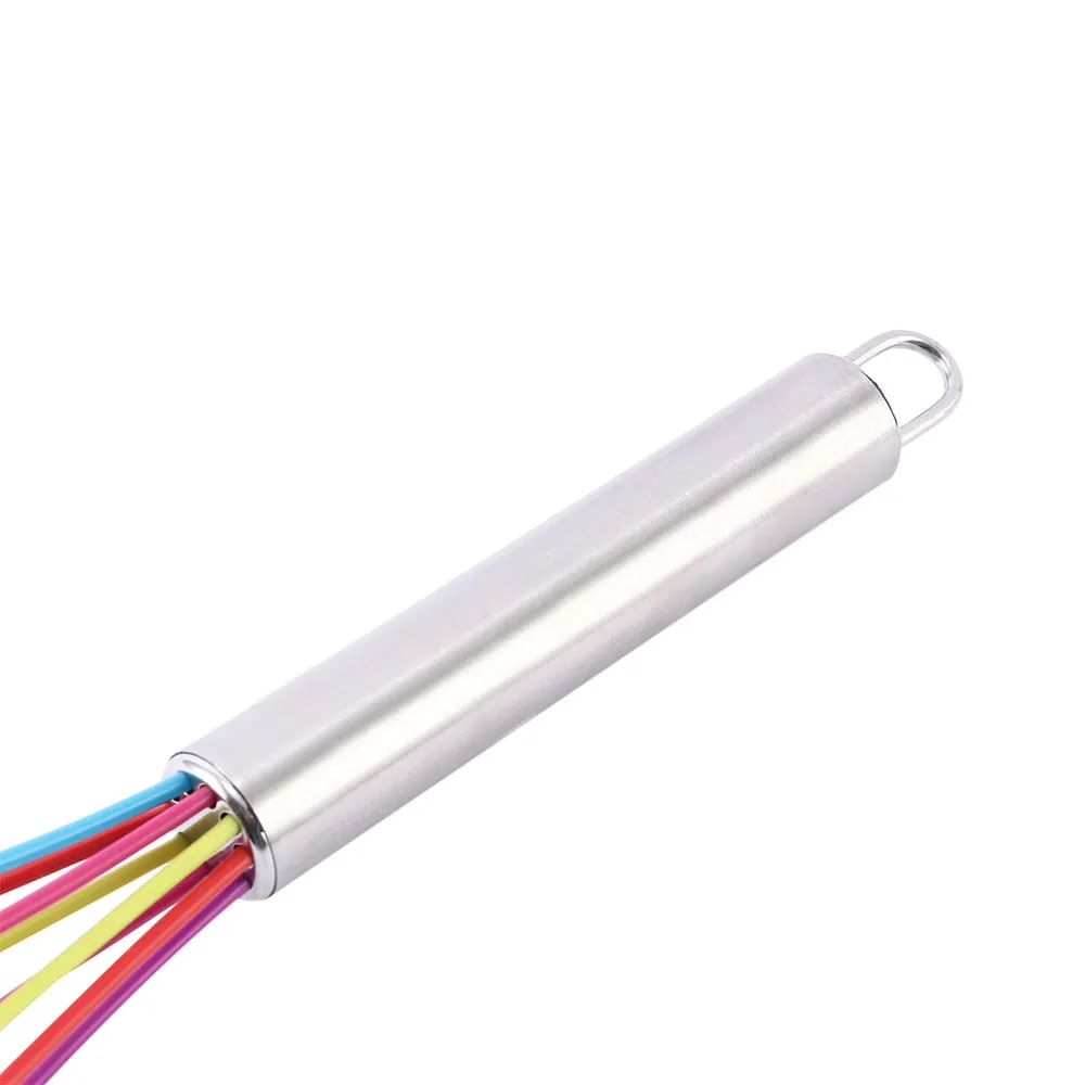 Ручка из нержавеющей стали венчик для яиц силиконовый кухонный миксер воздушный