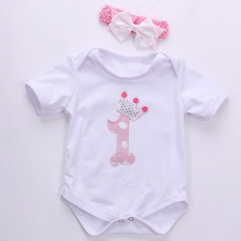 3 предмета новое боди с короной для маленьких девочек повязка на голову