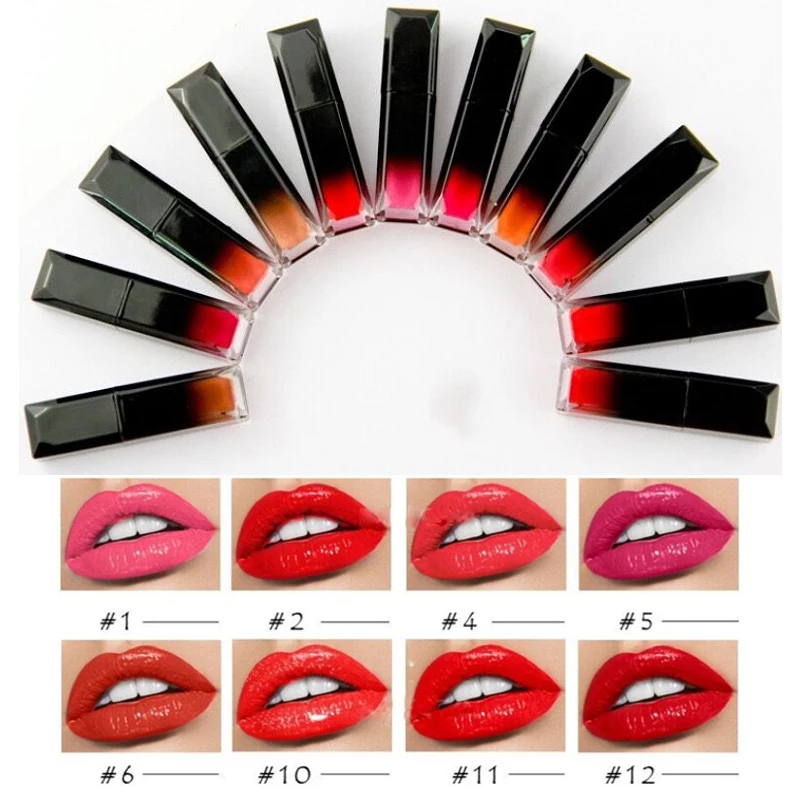 Модный макияж антипригарный стойкий влажный жидкий нюдовый блеск для губ