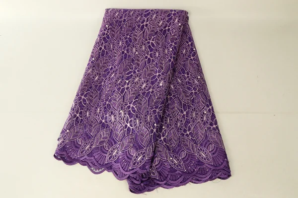 purple Лучшая, французская кружевная ткань, высокое качество, африканская бисерная кружевная ткань, нигерийский тюль, сетка, кружевная ткань для свадьбы - Цвет: purple