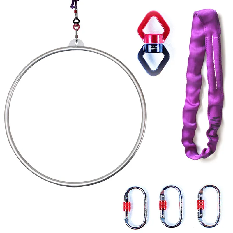 PRIOR FITNESS Кольца для фитнеса Aerial Hoop 33 &quot(85 см) 32 мм ширина занятий йогой Lyra Hoops
