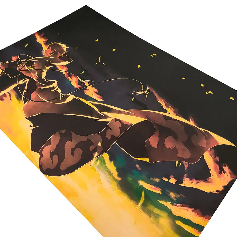 Аниме Рисунок ниндзя удзумаки из декор для бара кафе Декор плакат в стиле ретро