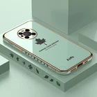 Кленовый квадратный чехол для телефона Xiaomi Mi Mix 4 11 Lite Poco X3 NFC GT F3 M3 Pro Redmi Note 9S 10S 9 10 Pro, силиконовая Мягкая задняя крышка