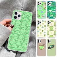 cartoon frog phone case for samsung galaxy a51 a71 s20 s10e s8 s7 s9 s10 plus transparent cover