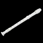 Портативный Размеры Белый ABS полимерный инструмент музыкальный сопрано рекордер с длинными пальцами раннего образования для детей новый