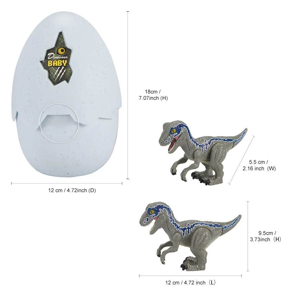 

Hatching Egg Dinosaur Toy Hatching Egg With Small Dinosaur Music Hatching Sound With LED Light Education Kids Boys Girls Gift