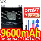 Новый оригинальный аккумулятор KIKISS 9600 мАч для планшета Apple iPad Pro 9,7 A1673 A1674 A1675 сменный аккумулятор большой емкости + Инструменты