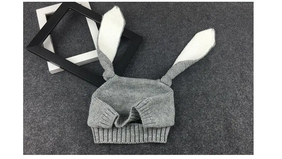 Новая Милая осенне-зимняя вязаная шапка для маленьких мальчиков и девочек милый