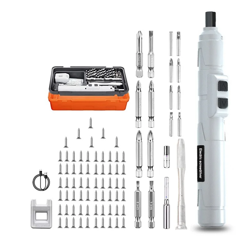 3 6v electric screwdriver set worx mini power tool 88 pcs cordless drill brushless rechargeable battery for home phone repair free global shipping