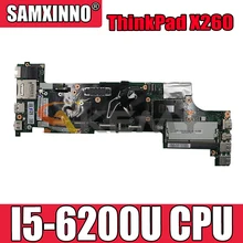 Akemy BX260 NM-A531 For Lenovo ThinkPad X260 Laptop Motherboard CPU I5 6200U 100% FRU 00UP191 00UP190 00UP204 01EN193