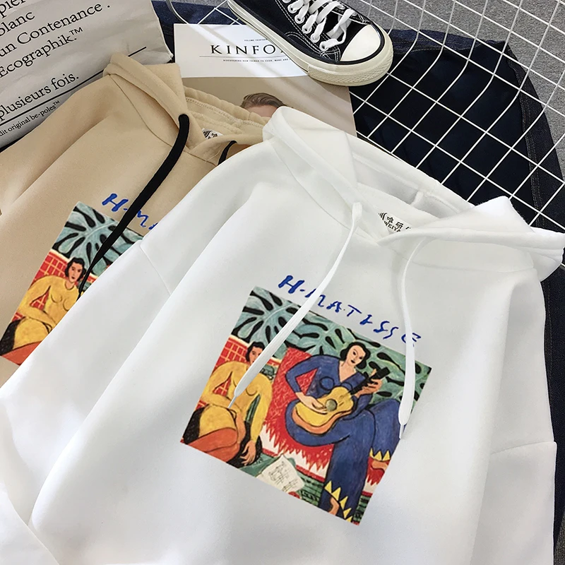 Shellsuning, Женская толстовка, Осень-зима, толстовки с мультяшным принтом, Harajuku, Белые Повседневные пуловеры, топы, галстук, воротник, женская одежда