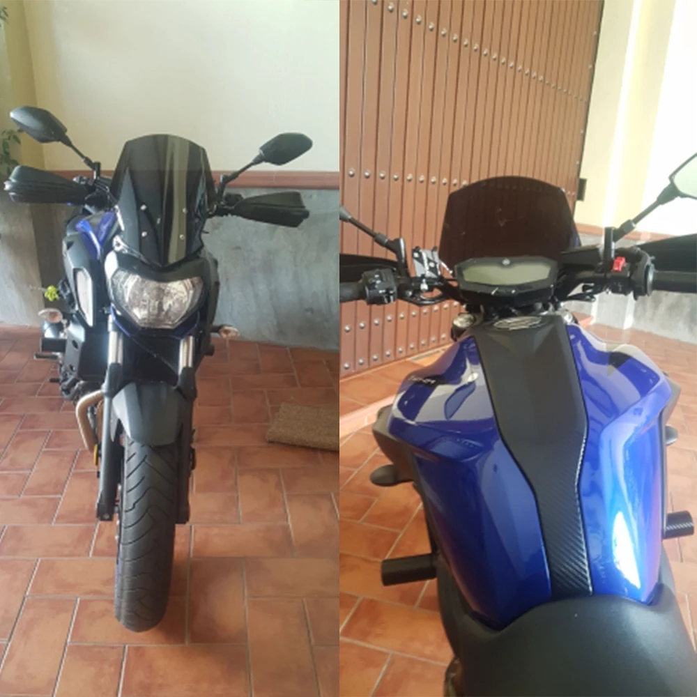Parabris MT07 ветровое стекло для YAMAHA MT07 MT-07 FZ-07 аксессуары для мотоциклов ветровые дефлекторы