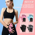 Перчатки для фитнеса для мужчин и женщин, тонкие дышащие Нескользящие митенки с закрытыми пальцами, для тяжелой атлетики, тренажерного зала, йоги, бодибилдинга, тренировок