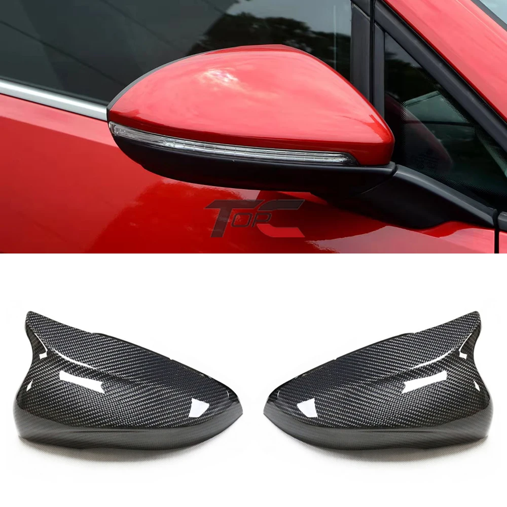 

Side Mirror Cover Cap for VW Golf 6 MK6 GTI 2009-2014 Real Carbon Fiber Rear View Rearview Mirror Housing Cover