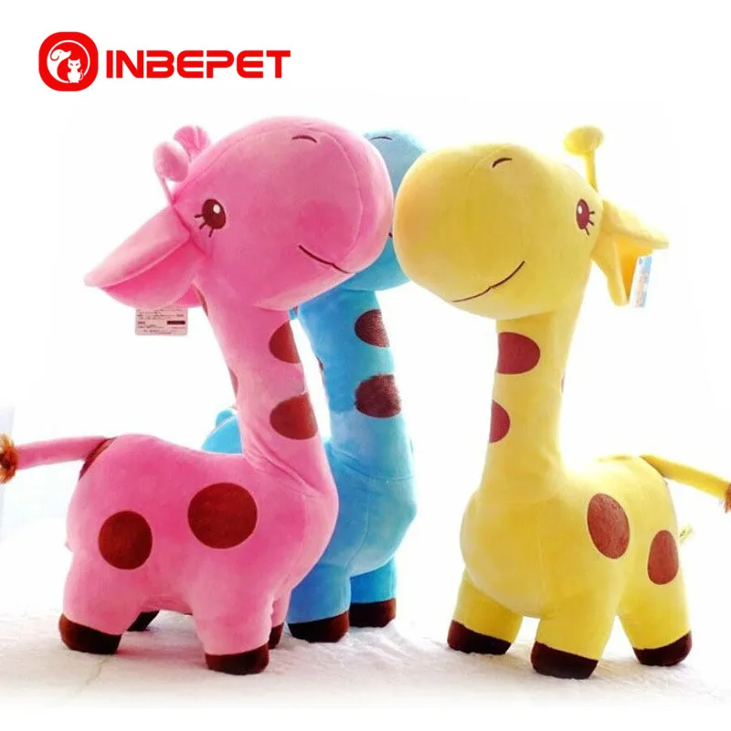 

ZZSLHL 1Pcs Interactive Dog Toys Funny Stuffed Toys Chewing Toy Cartoon Deer Shape Plush Dog Puppy Chew Toys for Pets and Kids