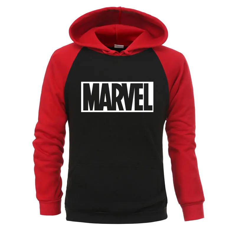 Универсальная Толстовка marvel в стиле хип-хоп уличная одежда толстовка для