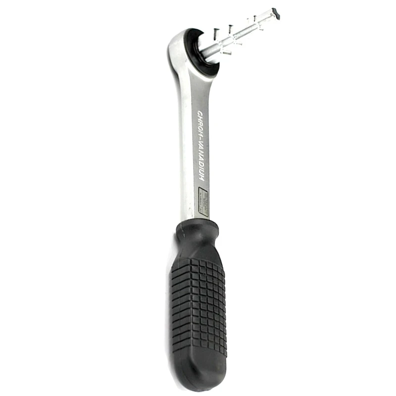 

10-21mm Ratchet Wrench Valve Pumping Disassembly Carbon Steel Pagoda Head Wrench Radiator Valve Ratchet Wrench