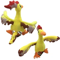 30cm new pokemon legendary bird can stand moltres plush doll toys children birthday christmas gifts