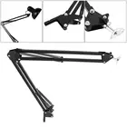 Универсальный гибкий металлический держатель с длинной поворотной рукояткой и стоячим кронштейном для настольной лампы конденсатора микрофона