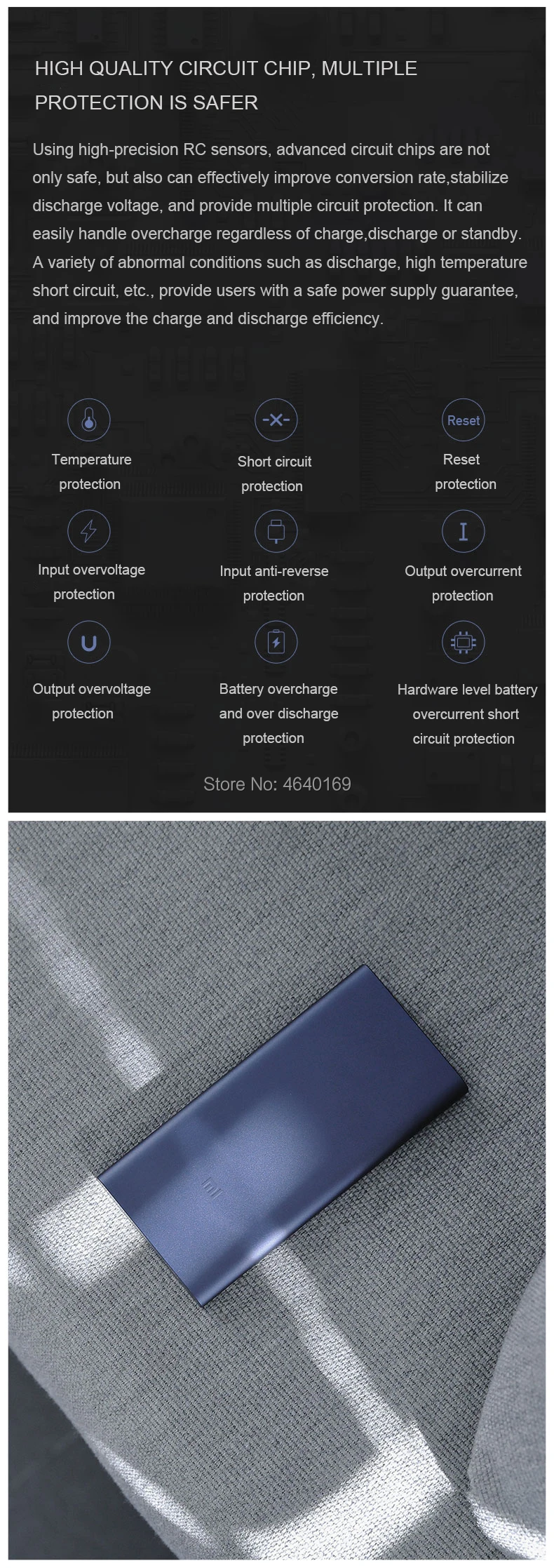 10000mah Xiaomi Mi power Bank 2 Внешний аккумулятор банка 18w Quick Charge power Bank 10000 с двойным Usb выходом для телефона