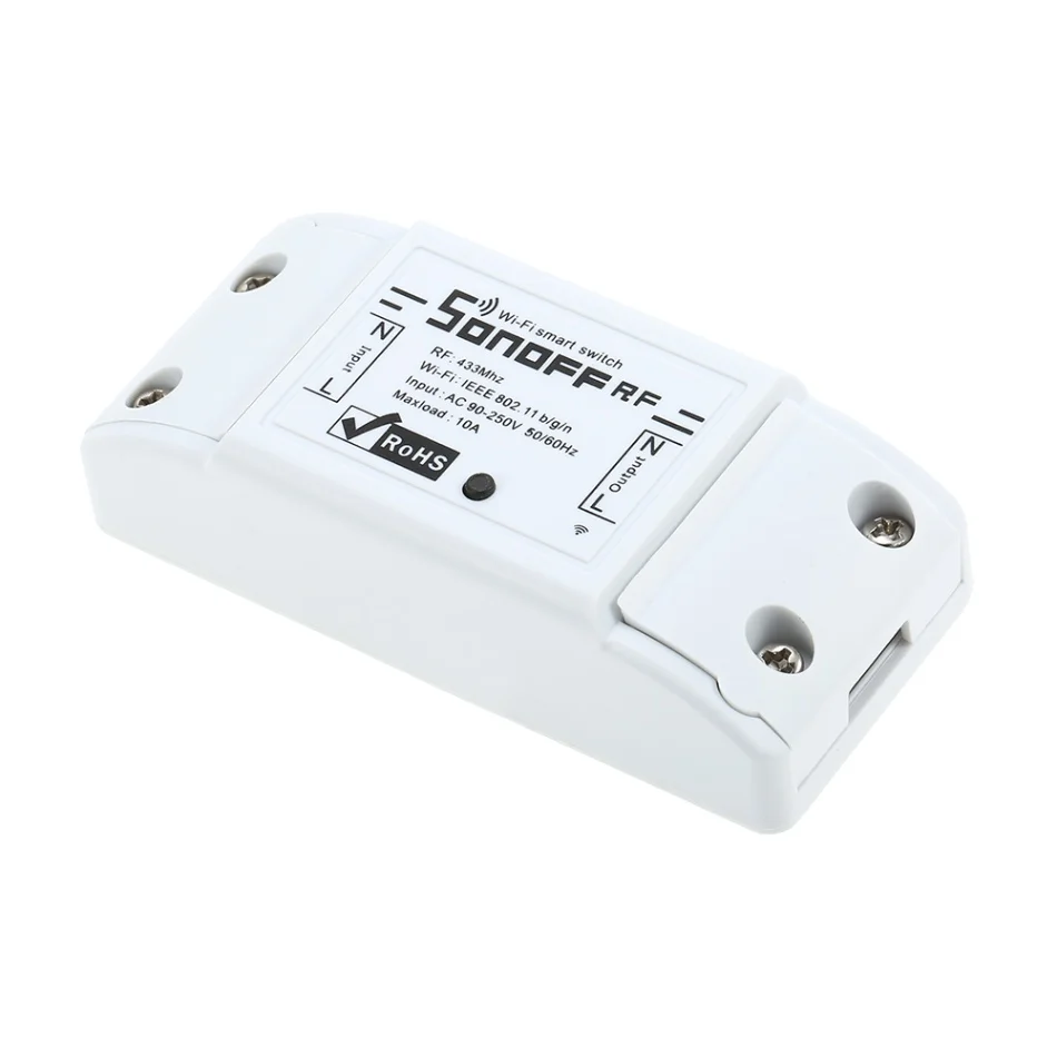 1 pcs Sonoff RF WiFi умный переключатель 433 МГц пульт дистанционного управления DIY беспроводной умный дом автоматизация модуль для Google Alexa 10A 220V - Комплект: 1 pcs