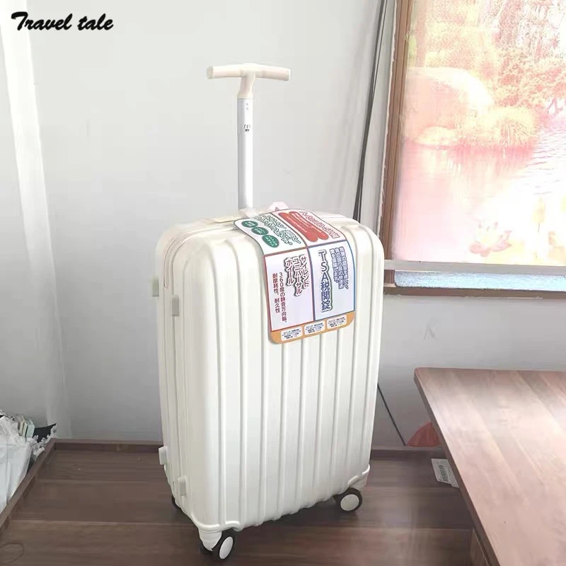 Чемодан из АБС-пластика для путешествий Белый Дорожный чемодан спиннинга и