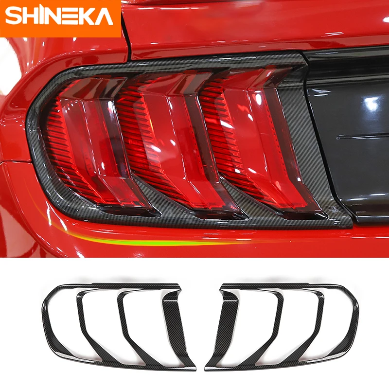 Задние фары SHINEKA для Ford Mustang 2018 Up задние из АБС пластика аксессуары задних фар