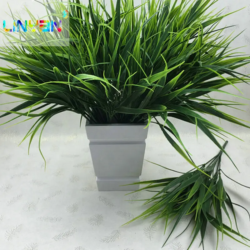 10 шт. пластмассовые искусственные растения 7 вилок | Дом и сад