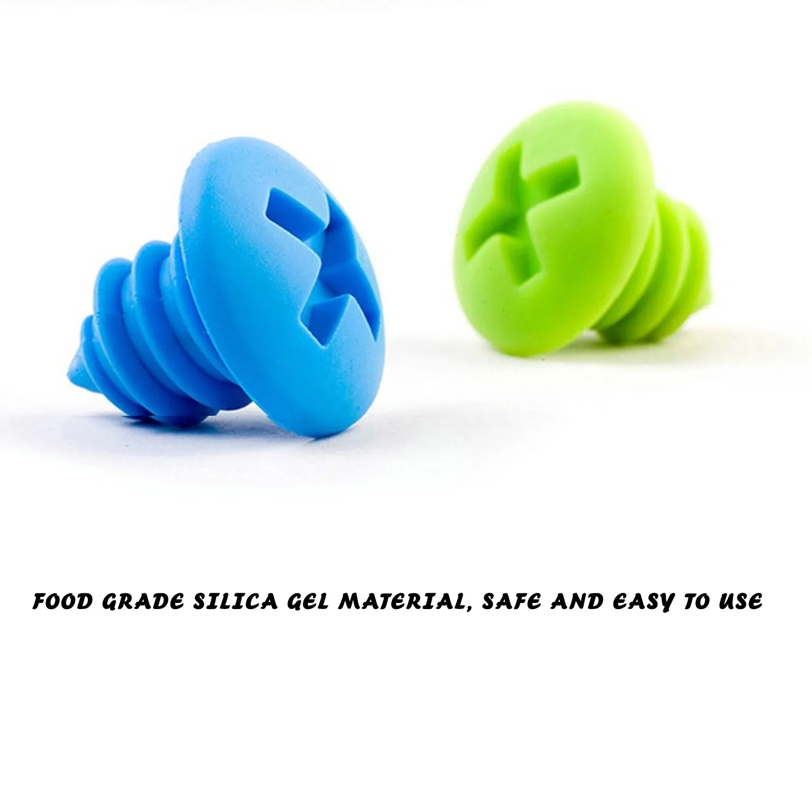 

Silicone Vacuum Wine Bottle Stopper Stop Sealer Beer Drinks Wine Corks Plug Colorful Screws Barware Bar Party Leak Free Tools