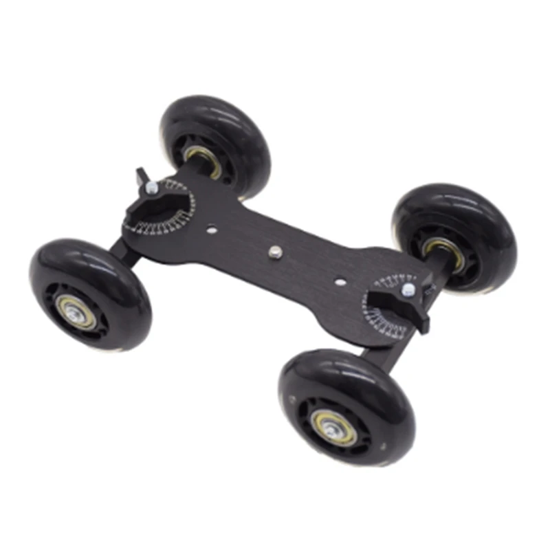 Спортивная камера для фотосъемки на четырех колесах черная ультра Тихая