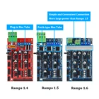 Плата расширения Ramps 1,6 с радиатором, Модернизированная панель управления Ramps 1,41,5 для платы 3D-принтера arduino